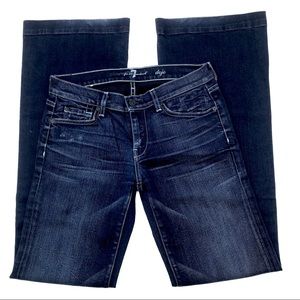 7 For All Mankind Jeans - 7 for all Mankind Dojo Flare Leg Jeans, Size 29 7 For All Mankind Jeans - 7 for all Mankind Dojo Flare Leg Jeans, Size 29